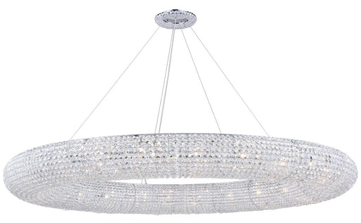 Paris 30-Light Chandelier in Chrome with Clear Royal Cut Crystal