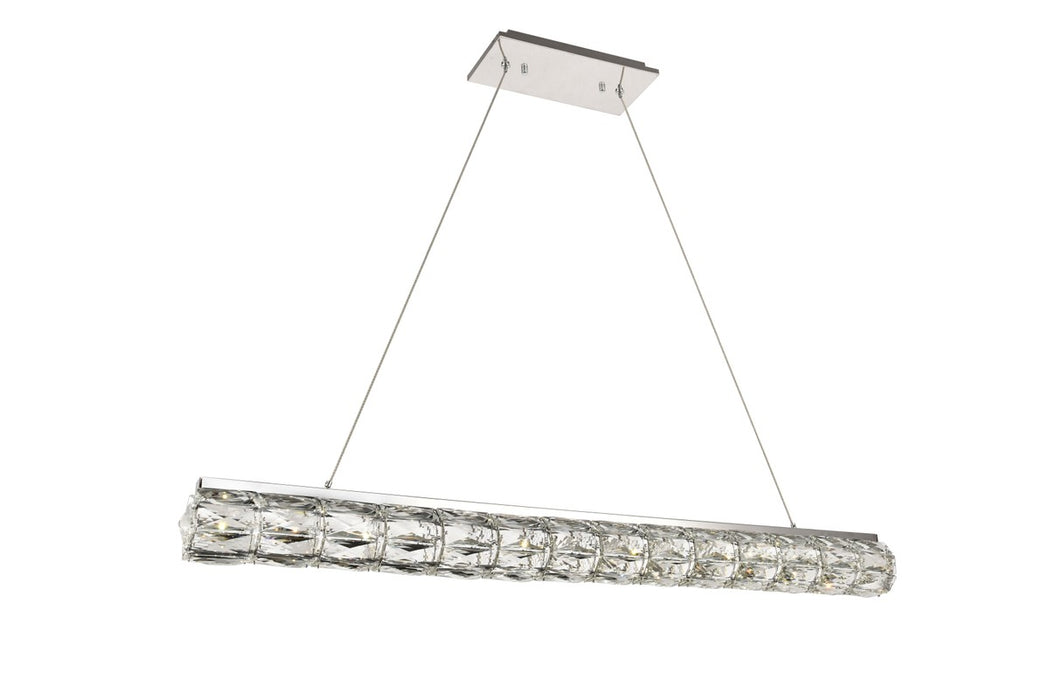 Valetta Chandelier in Chrome with Clear Royal Cut Crystal