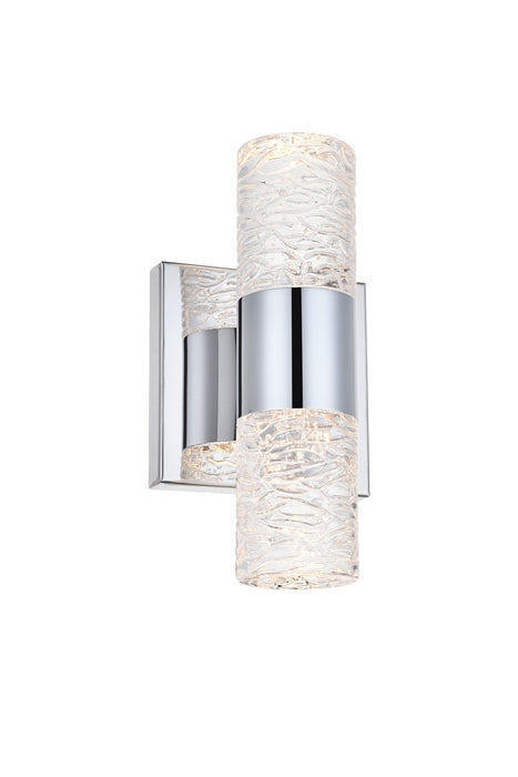 Vega 2-Light Wall Sconce in Chrome