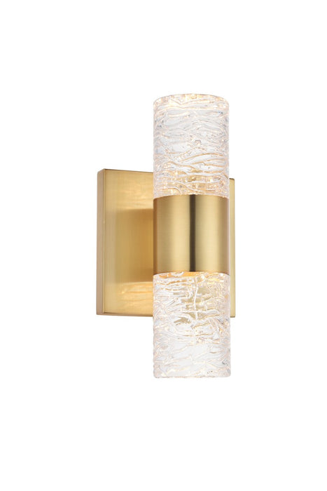 Vega 2-Light Wall Sconce in Gold