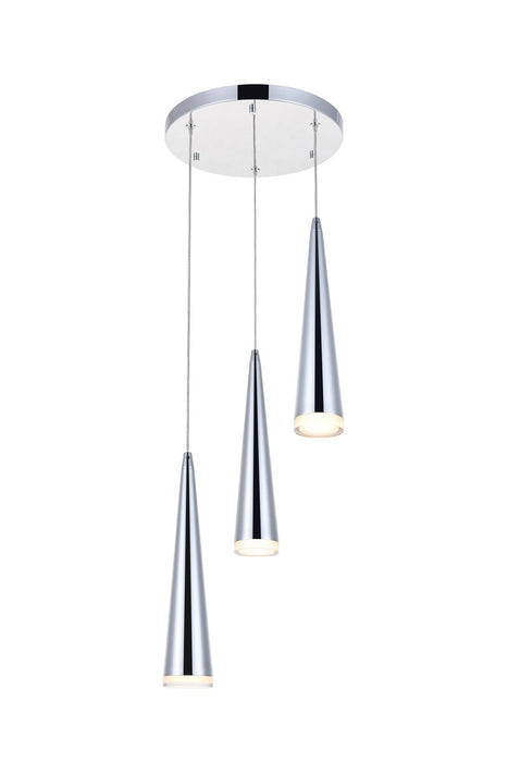 Fantasia 3-Light Pendant - Lamps Expo