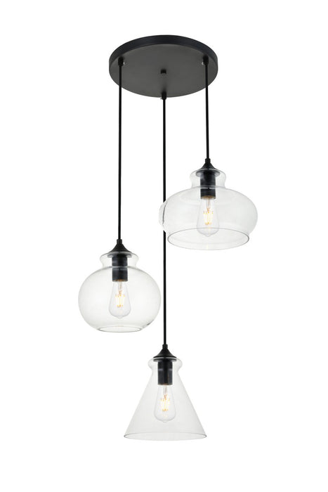 Destry 3-Light Pendant - Lamps Expo