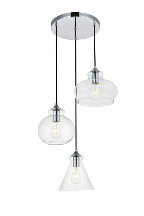 Destry 3-Light Pendant - Lamps Expo
