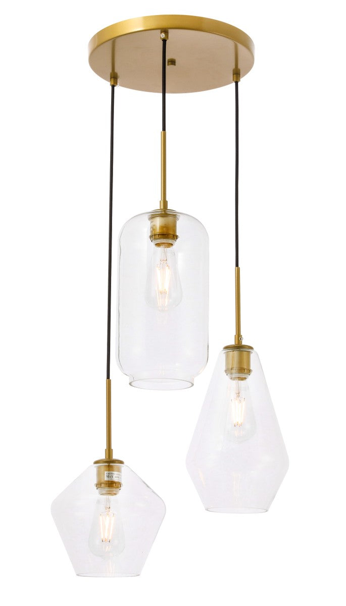 Gene 3-Light Pendant - Lamps Expo
