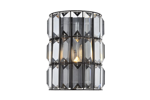 Blair 1-Light Wall Sconce in Oil Rubbed Bronze with Clear Royal Cut Crystal