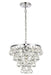 Kora 3-Light Pendant in Chrome with Clear Royal Cut Crystal