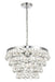 Kora 5-Light Pendant in Chrome with Clear Royal Cut Crystal
