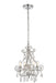 Kato 4-Light Pendant in Chrome with Clear Royal Cut Crystal
