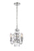 Kaede 3-Light Pendant in Chrome with Clear Royal Cut Crystal