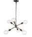 Nolan 6-Light Pendant in Black