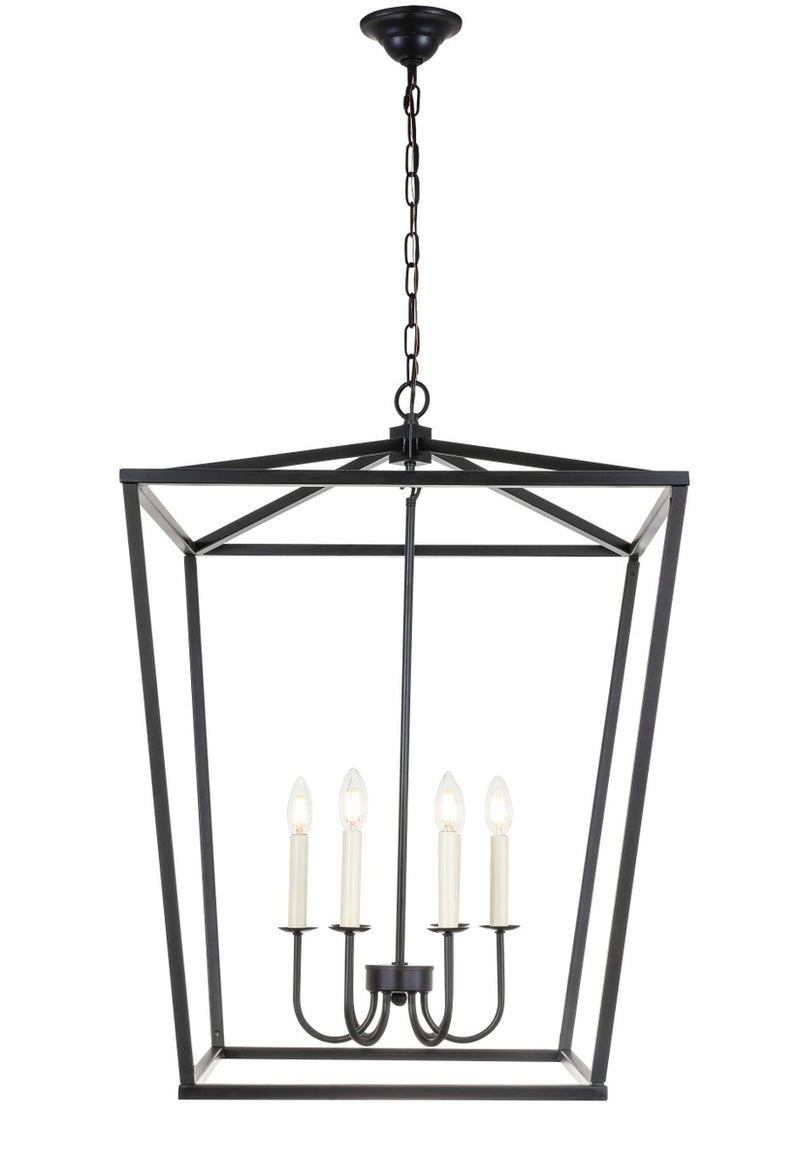 Maddox 6-Light Chandelier in Black