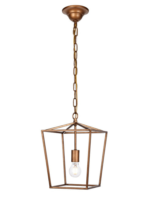 Maddox 1-Light Pendant in Vintage Gold