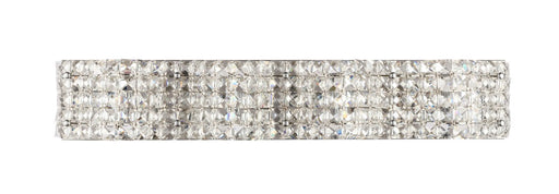 Ollie 4-Light Wall Sconce in Chrome & Clear Crystals with Clear Royal Cut Crystal