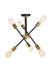 Axel 6-Light Flush Mount - Lamps Expo