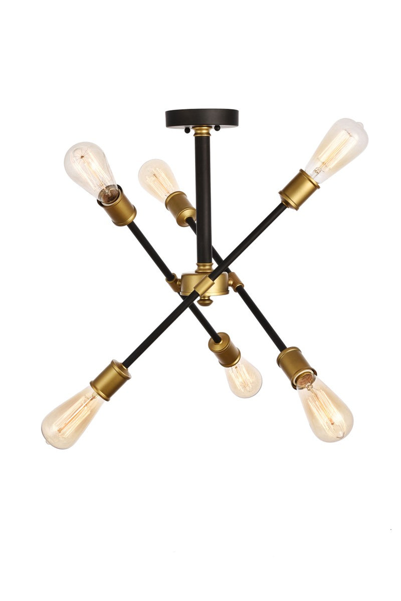 Axel 6-Light Flush Mount - Lamps Expo