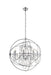Cordelia 8-Light Pendant in Chrome with Clear royal cut Crystal