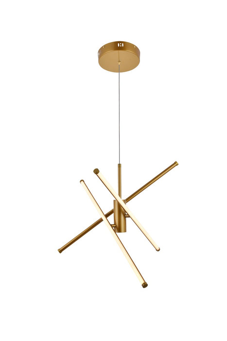 Sonya 3-Light Pendant in Gold