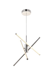 Sonya 3-Light Pendant in Polished Nickel