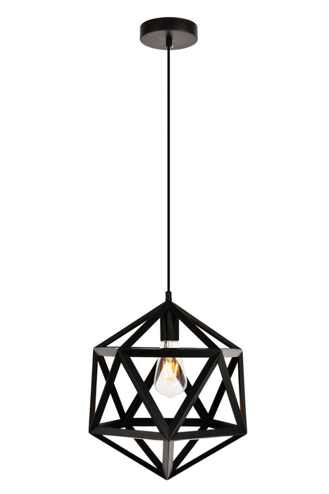 Redmond 1-Light Pendant in Black