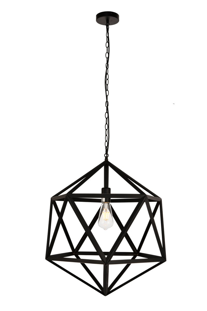 Redmond 1-Light Pendant in Black