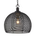 One Light Pendant in Matte Black