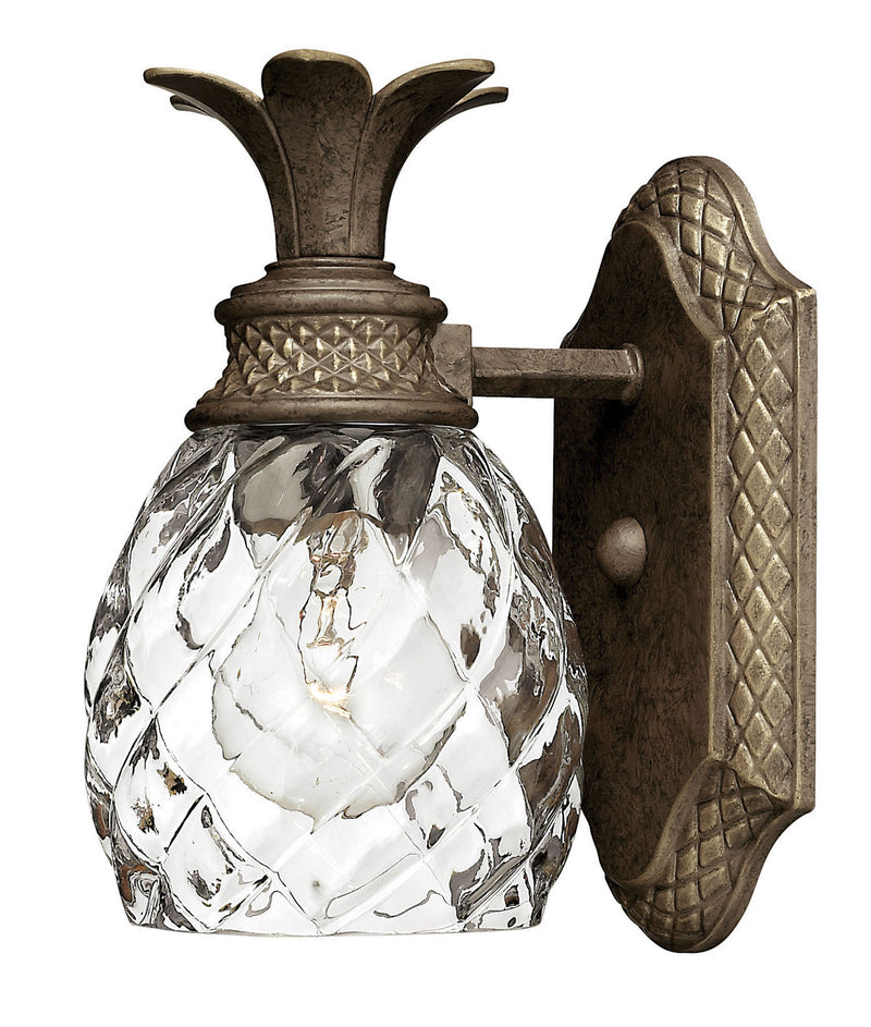 Plantation Single Light Vanity in Pearl Bronze