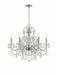 Imperial 6-Light Chandelier in Polished Chrome by Crystorama - MPN 3226-CH-CL-I