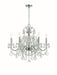 Imperial 6-Light Chandelier in Polished Chrome by Crystorama - MPN 3226-CH-CL-I