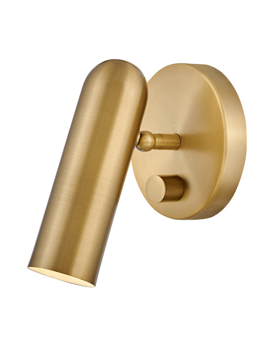 Jax Small LED Sconce in Heritage Brass