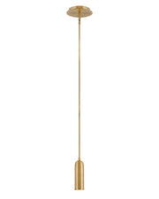 Jax Extra Small LED Pendant in Heritage Brass