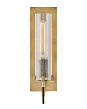Ryden Single Light Sconce in Heritage Brass
