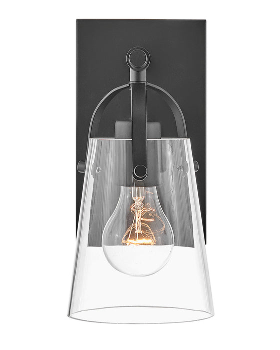 Foster Single Light Vanity in Black