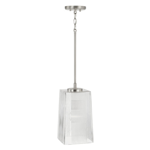 Lexi One Light Pendant in Brushed Nickel