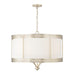 Isabella Four Light Pendant in Winter Gold