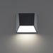 Atlantis LED Outdoor Wall Light in Black - Lamps Expo