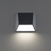 Atlantis LED Outdoor Wall Light in Black - Lamps Expo