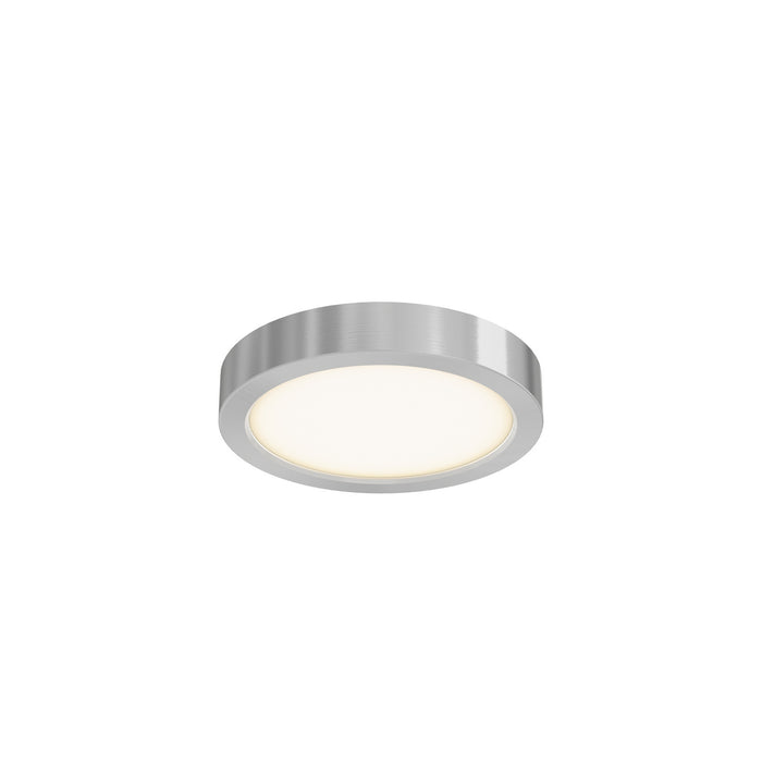 LED Flushmount in Satin Nickel