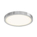 LED Flushmount in Satin Nickel