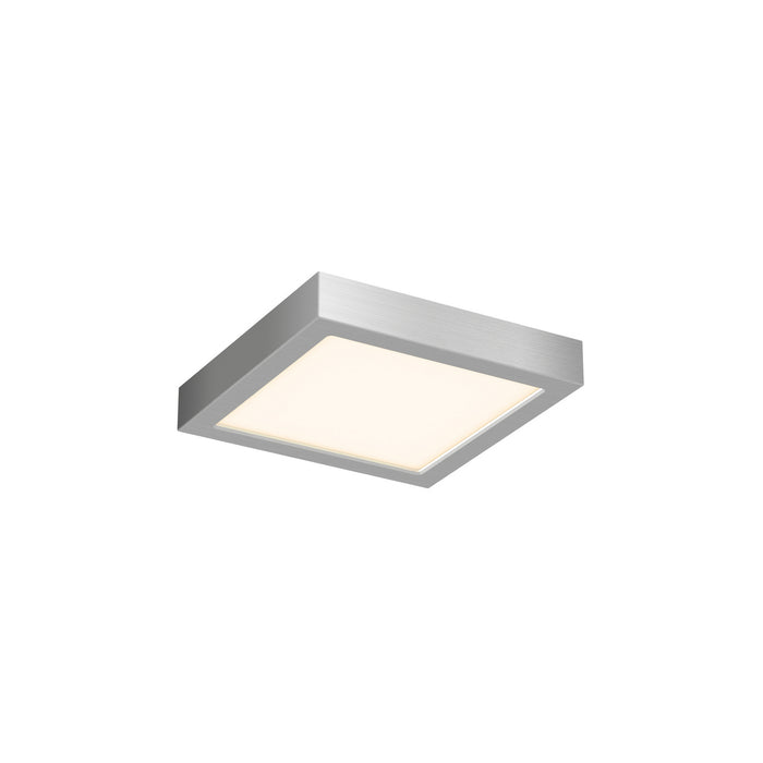 LED Flushmount in Satin Nickel