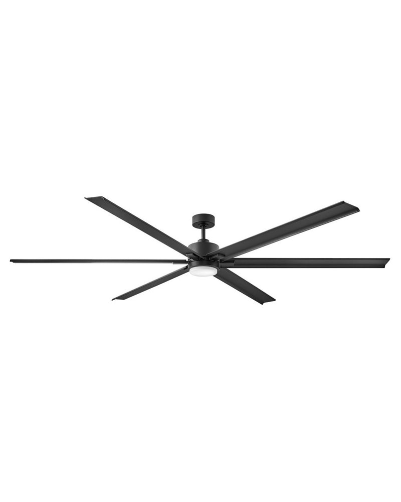 Indy Maxx 99" Ceiling Fan in Matte Black by Hinkley Lighting