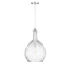 Brandon 1-Light Pendant in Polished Nickel