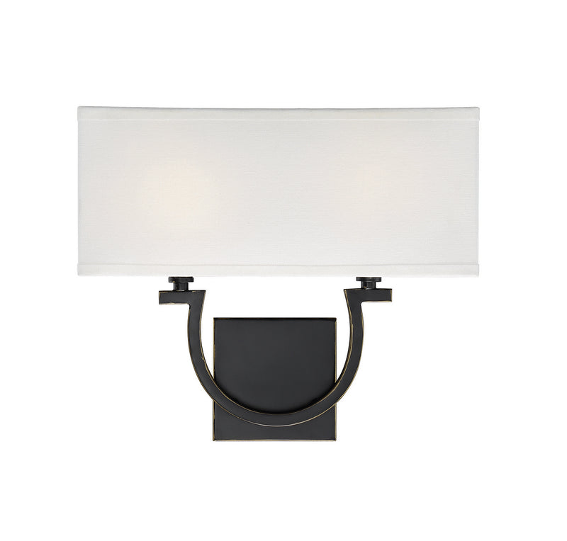Rhodes 2-Light Sconce in Classic Bronze