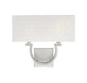 Rhodes 2-Light Sconce in Satin Nickel