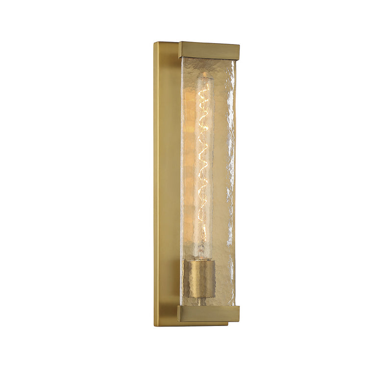 Alberta 1-Light Sconce in Warm Brass