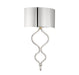 Como 1-Light Sconce in Polished Nickel
