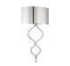 Como 1-Light Sconce in Polished Nickel