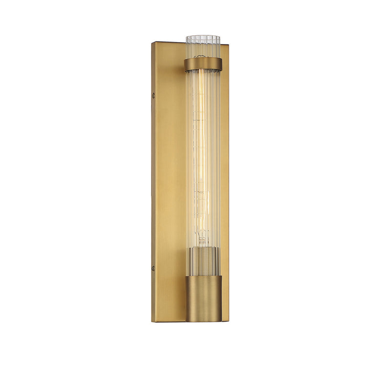 Willmar 1-Light Sconce in Warm Brass