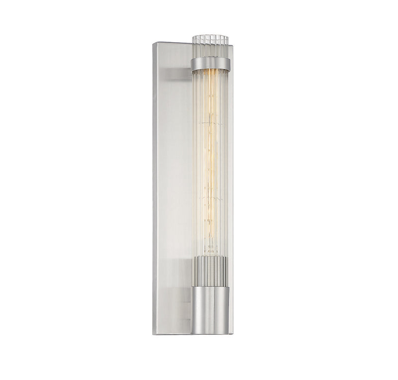 Willmar 1-Light Sconce in Satin Nickel