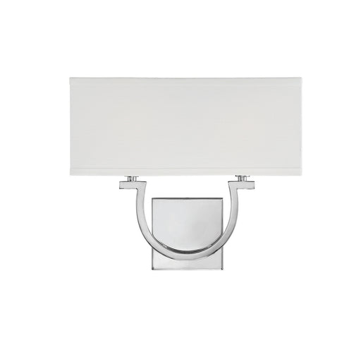 Rhodes 2-Light Sconce in Polished Nickel