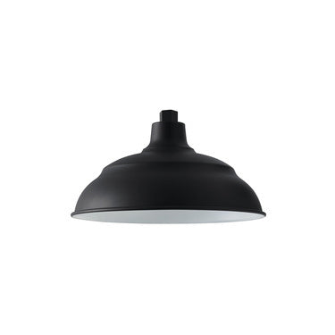 RLM One Light Outdoor Shade in Black